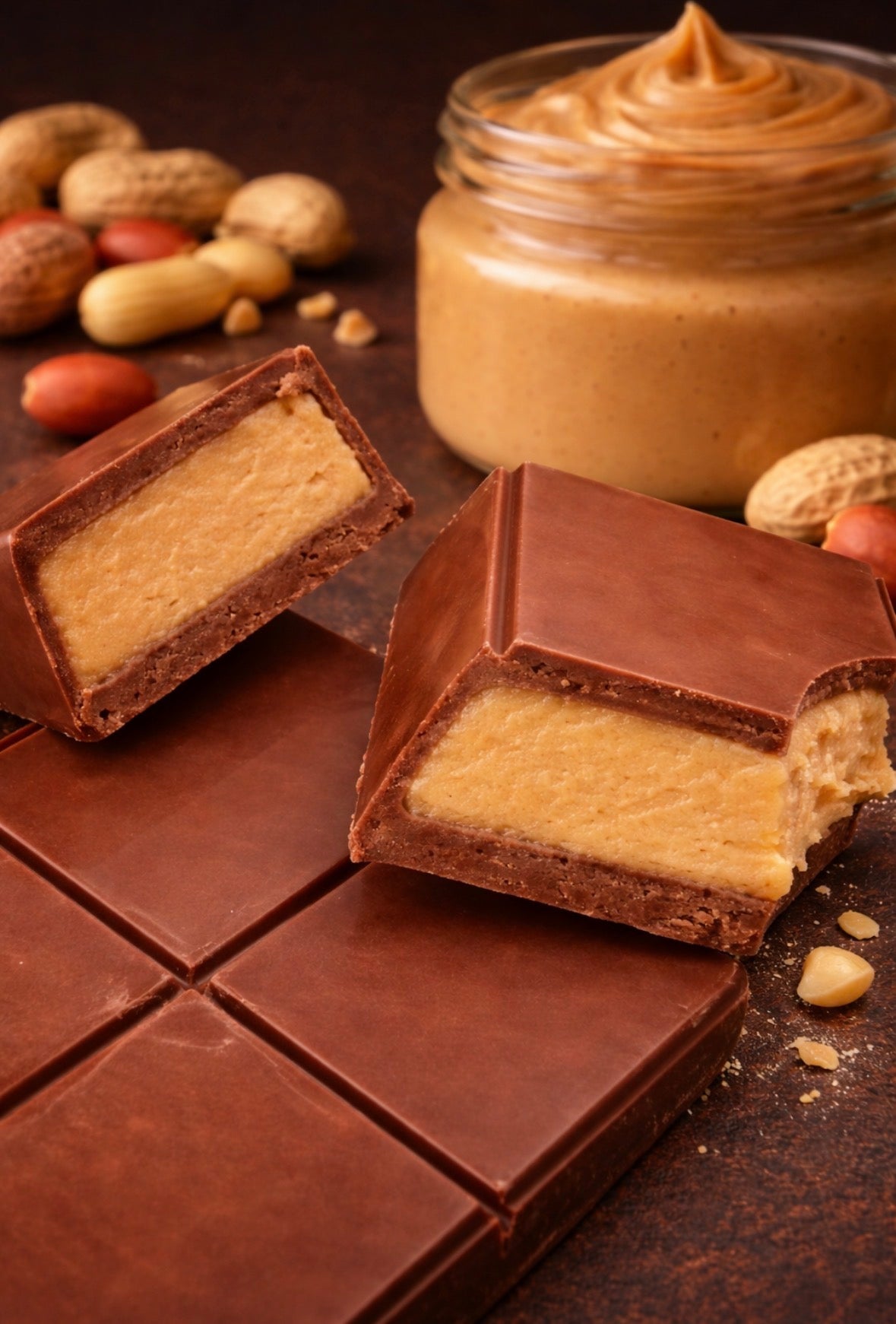 Milk Chocolate Peanut Nutter Slab